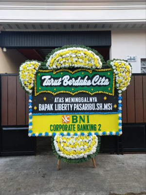 Papan Bunga Duka di Jagakarsa