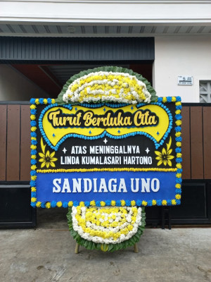 Papan Bunga Duka di Jagakarsa