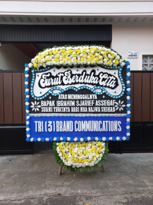Papan Bunga Duka di Jagakarsa